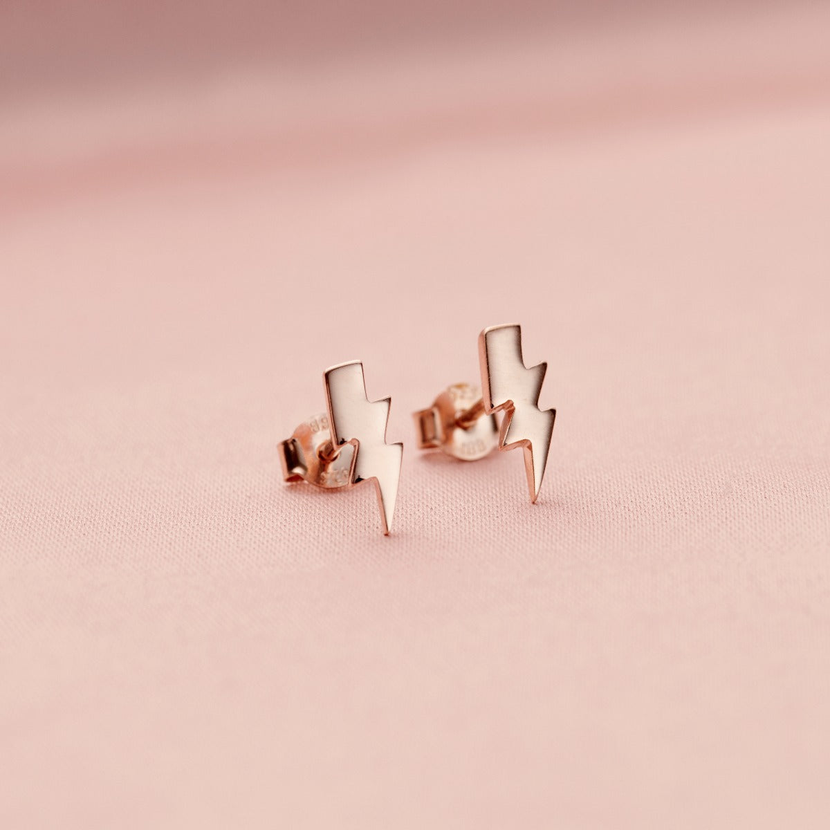 Lightning Bolt Stud Earrings