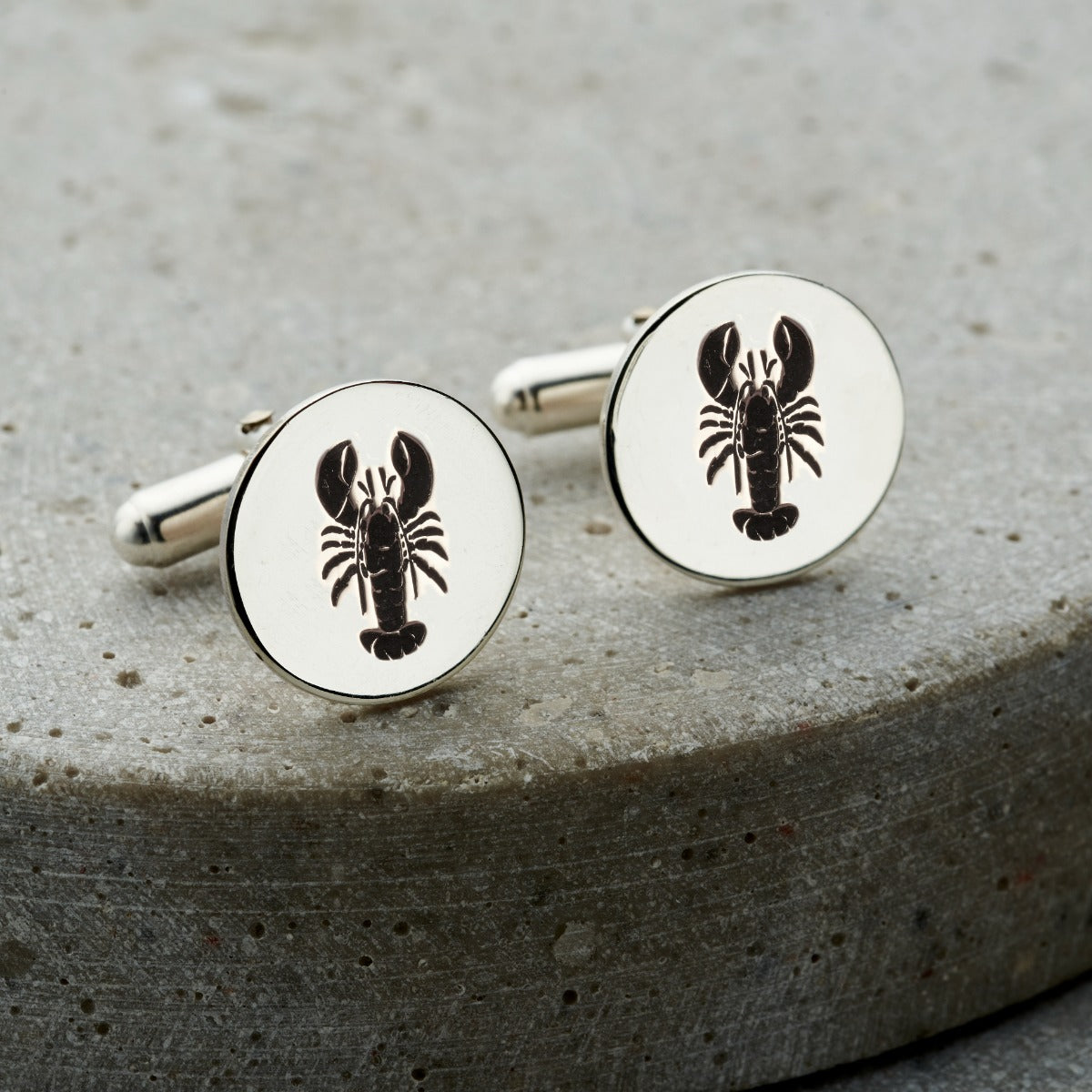 Lobster Disc Cufflinks