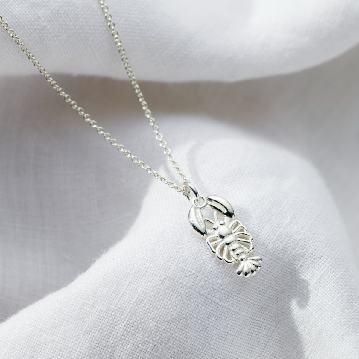 Lobster Charm Necklace