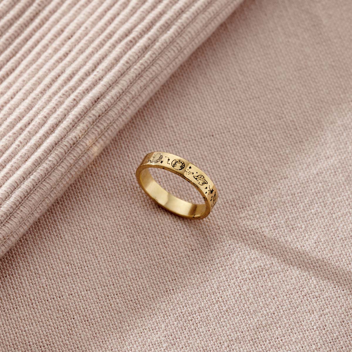 Personalised Love The Earth Ring