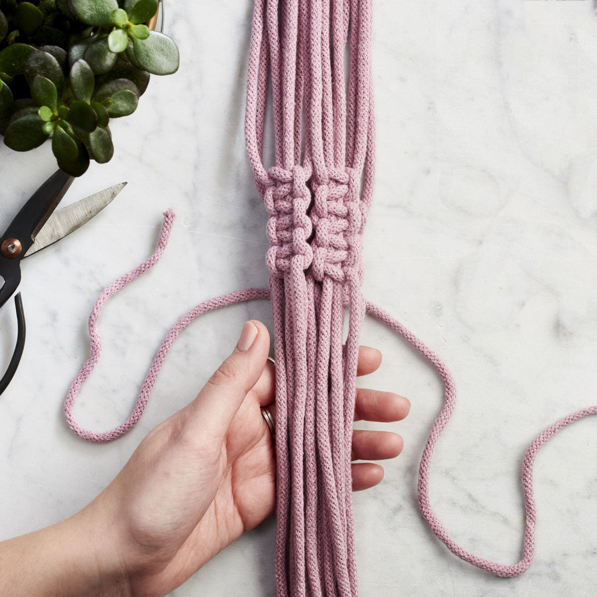 Macrame Plant Hanger Craft Kit