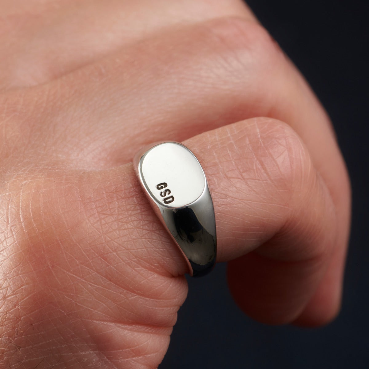 Men's Personalised Signet Ring