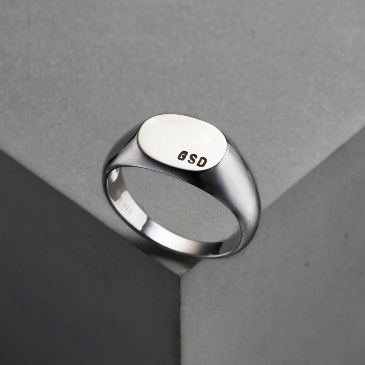 Men's Personalised Signet Ring