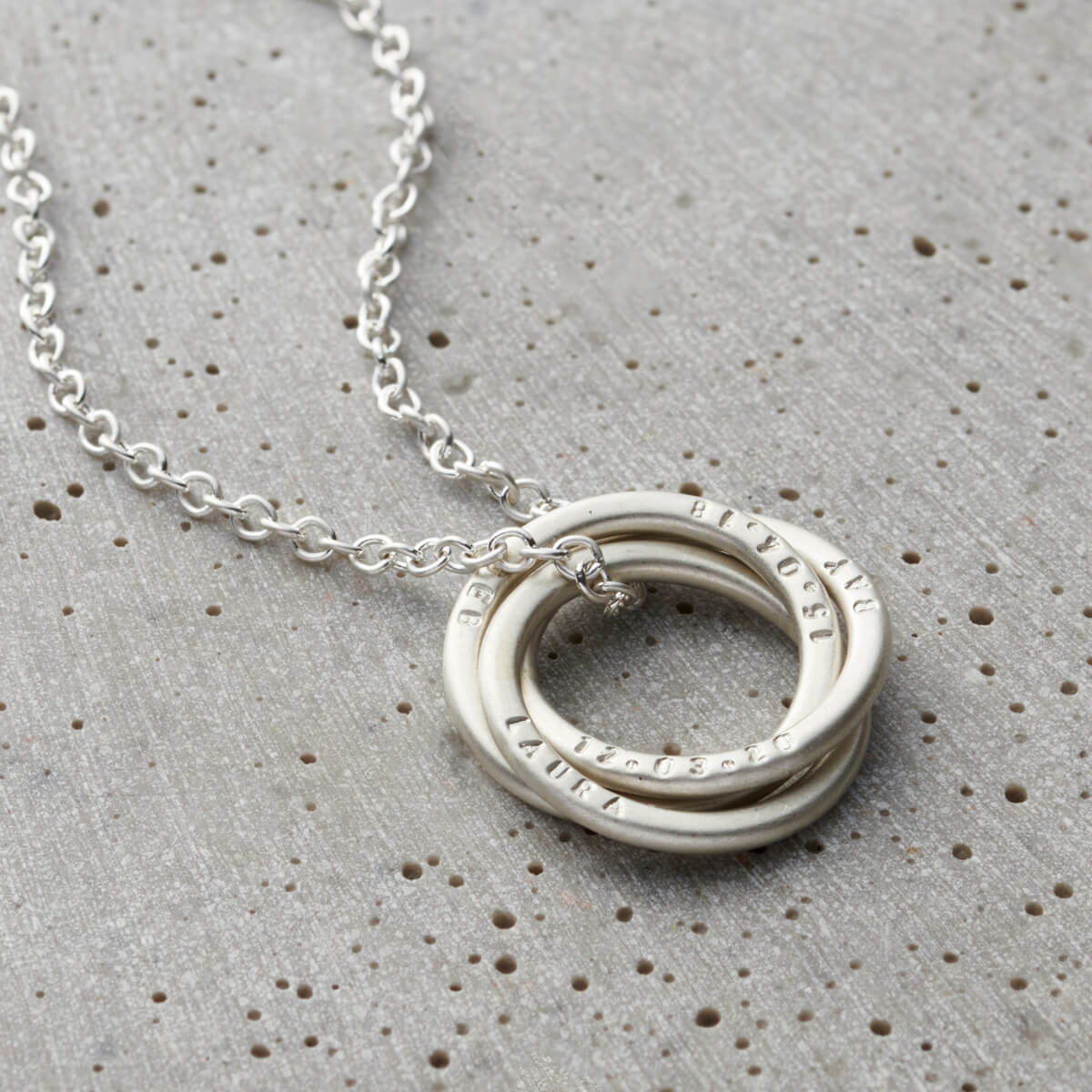 Personalised Men's Russian Ring Necklace