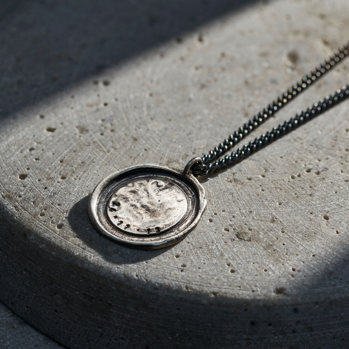 Men's Personalised Wax Seal Necklace