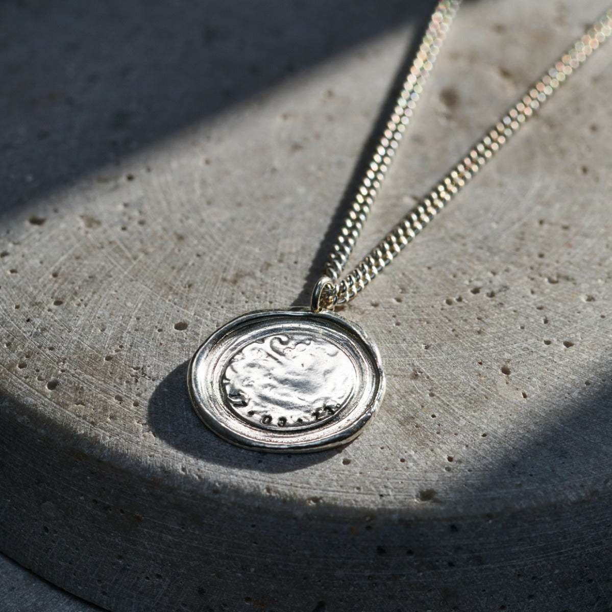 Men's Personalised Wax Seal Necklace