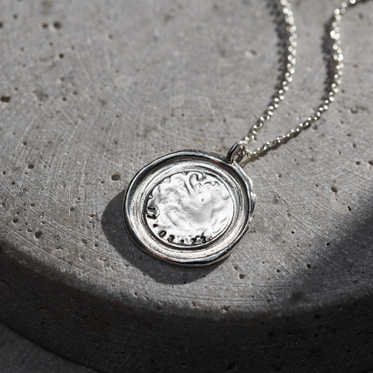 Men's Personalised Wax Seal Necklace