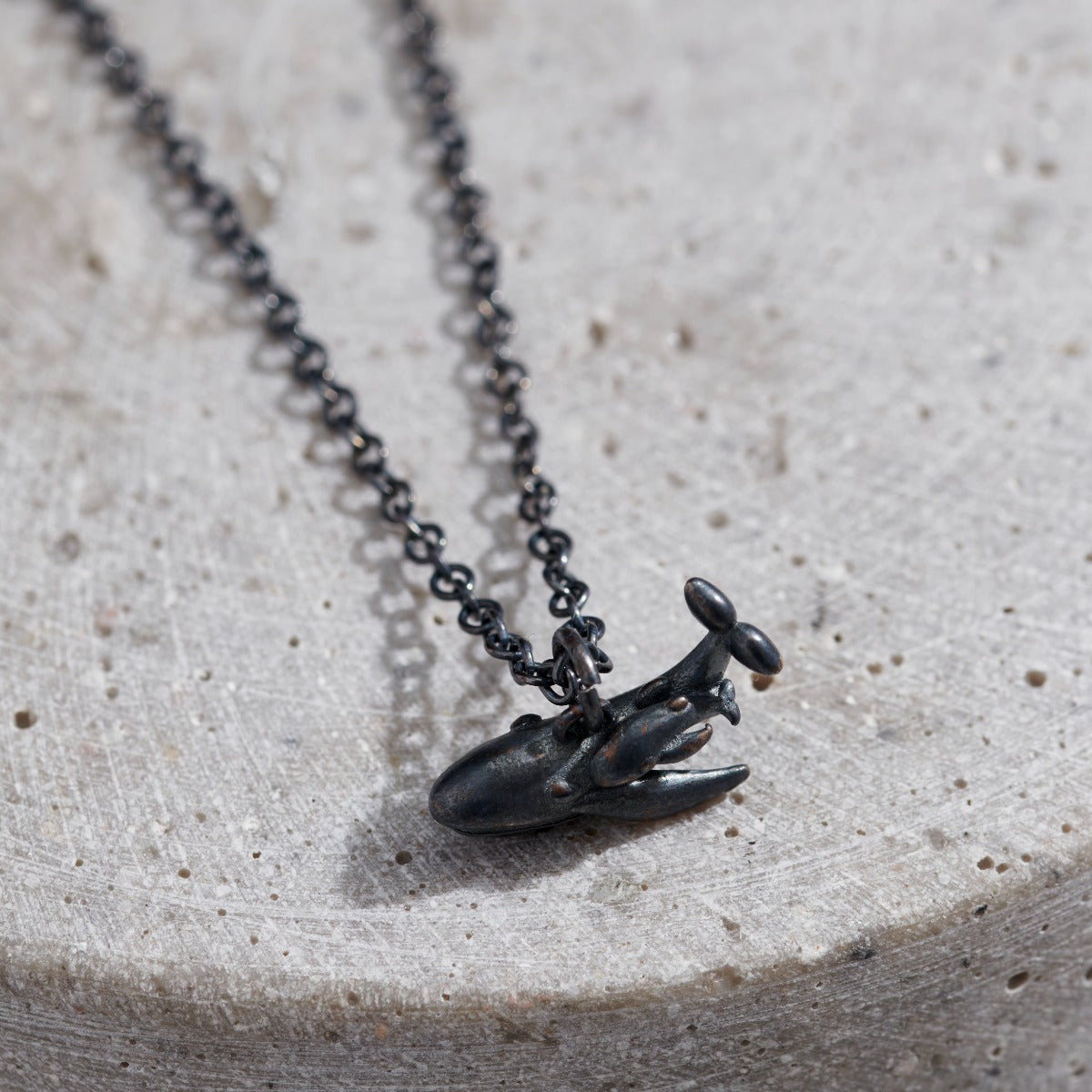 Mens Whale Pendant Necklace