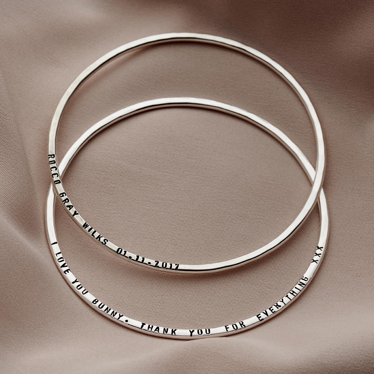 Personalised Message Bangle