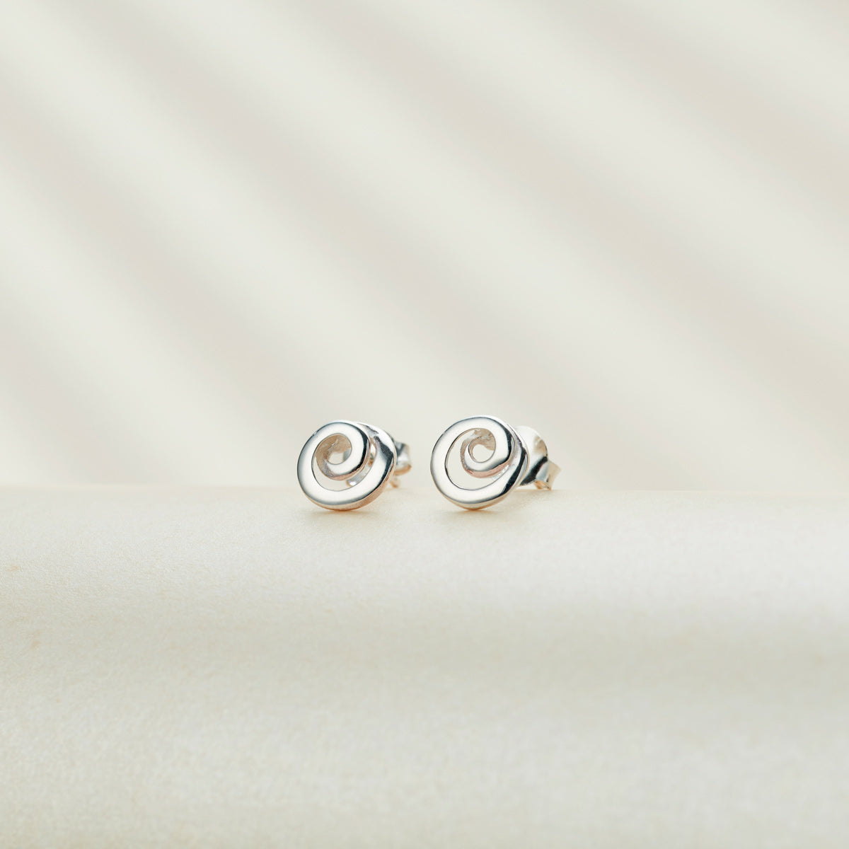 Mini Loop Stud Earrings