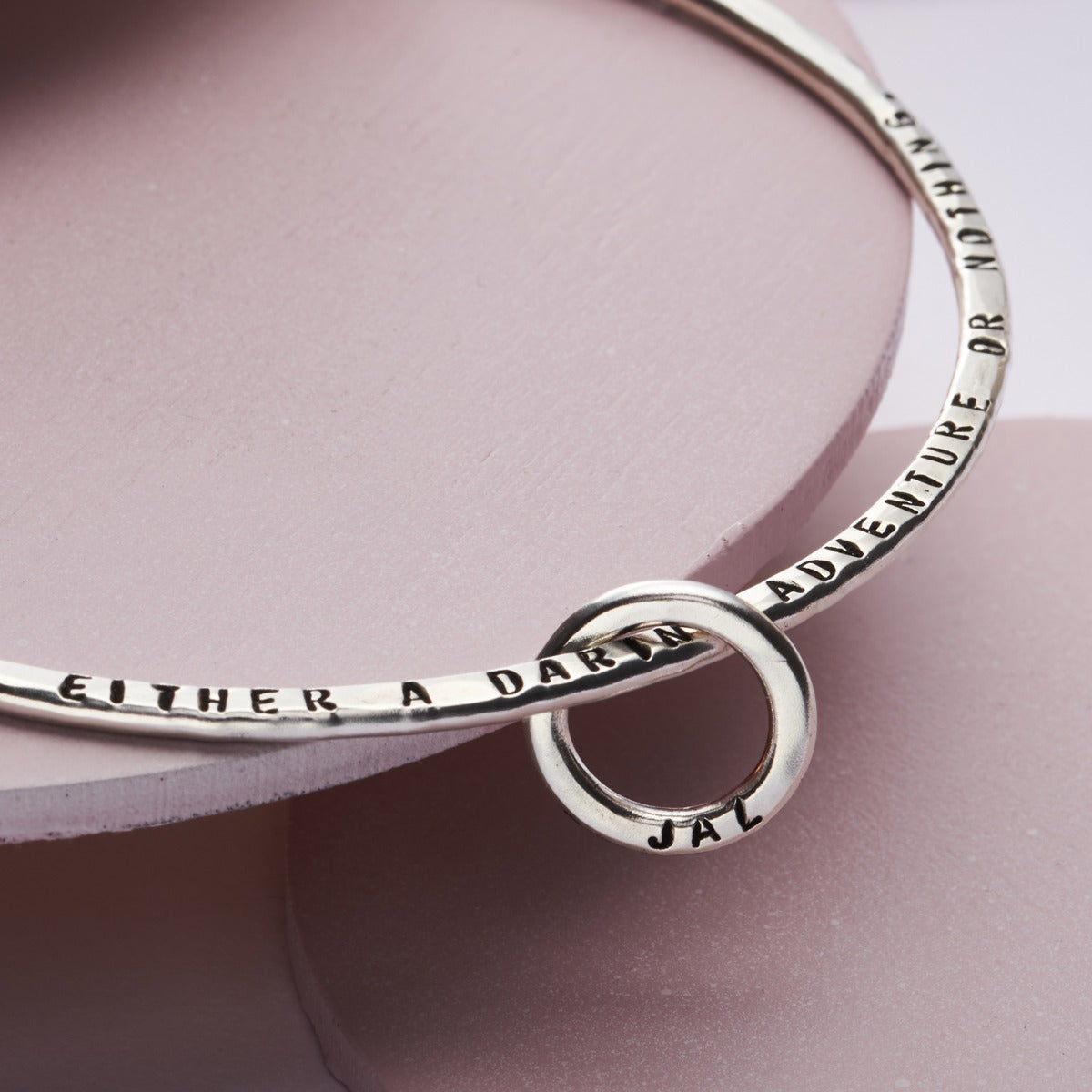 Personalised Mini Circle Bangle