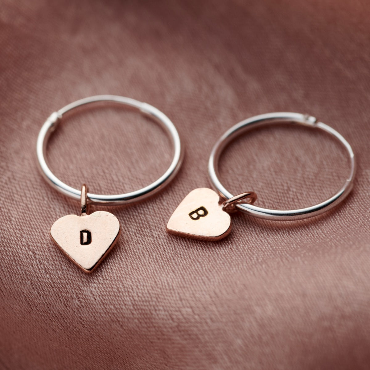 Heart Hoop Earrings