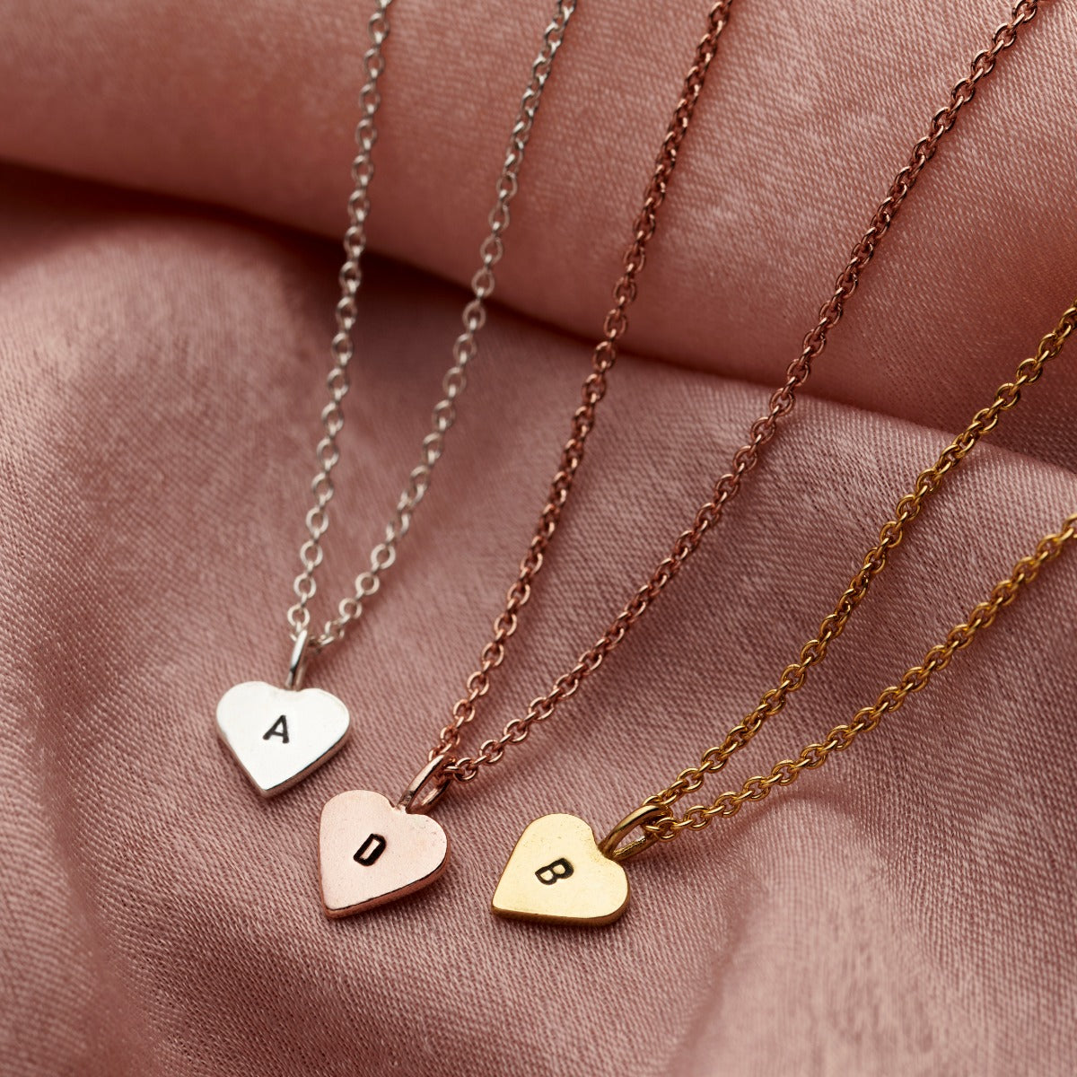 Personalised Mini Heart Charm Necklace