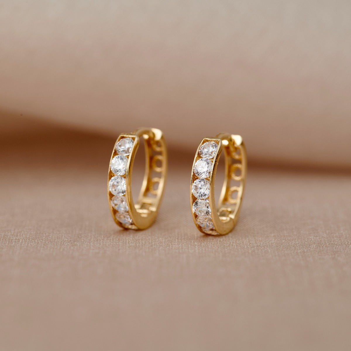 9ct Gold Huggie Earrings