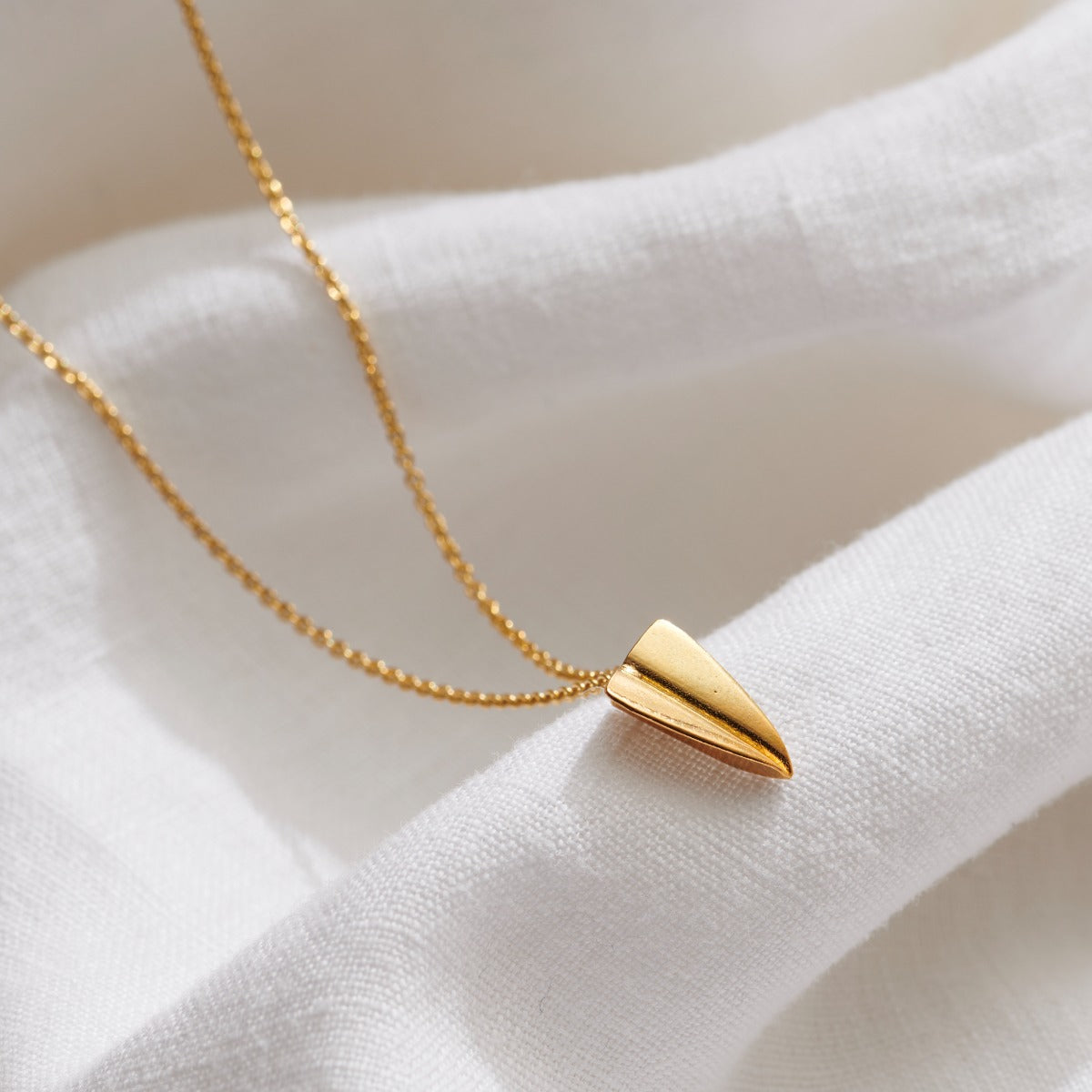 Mini Paper Plane Charm Necklace