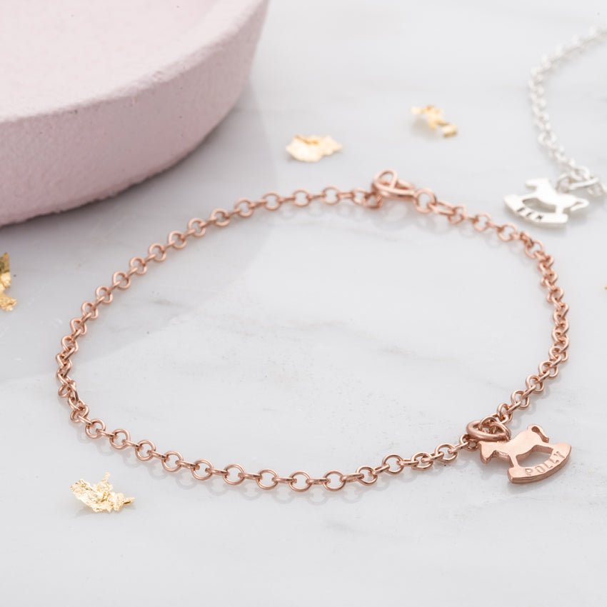 Personalised Petite Rockinghorse Charity Bracelet