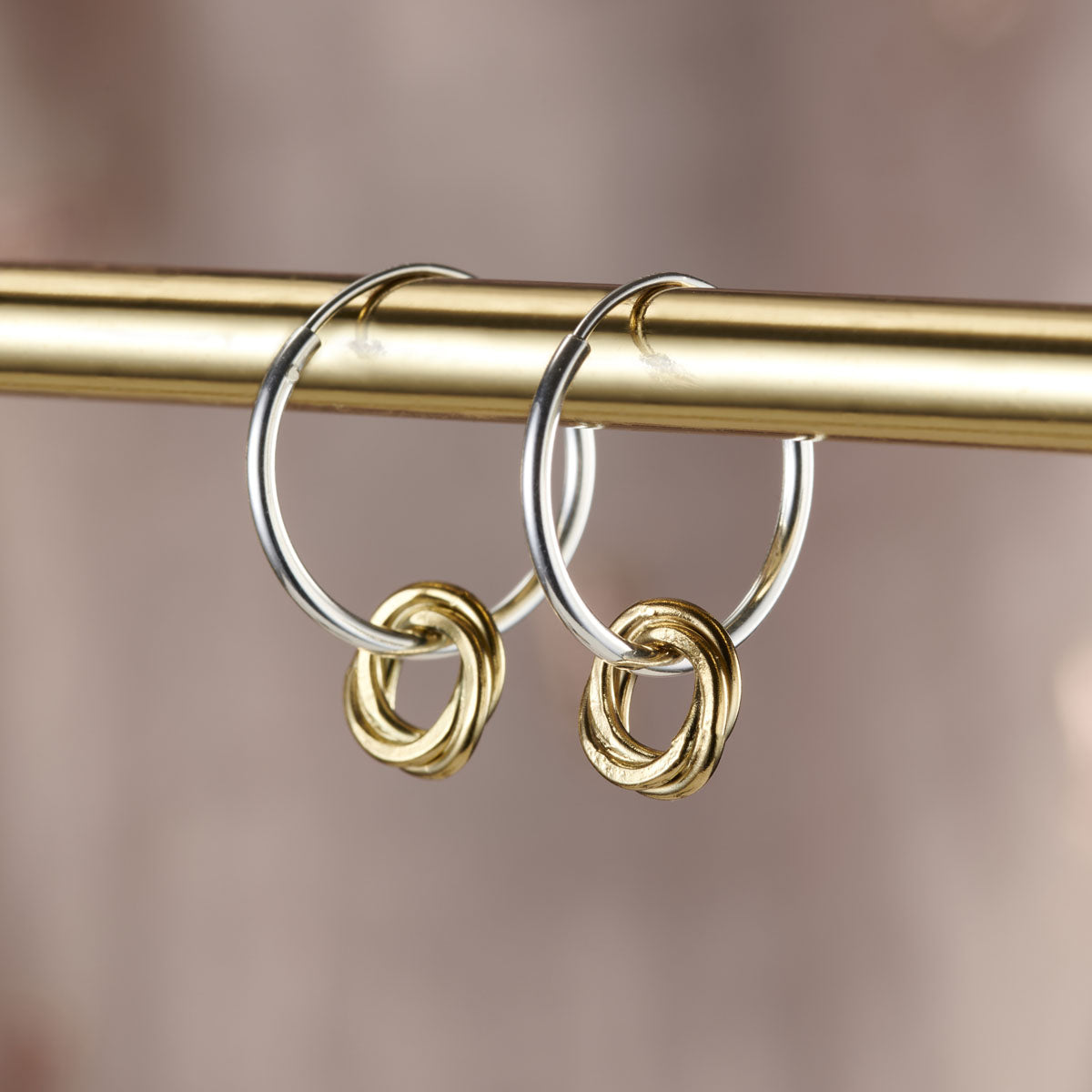 Russian Ring Hoop Earrings