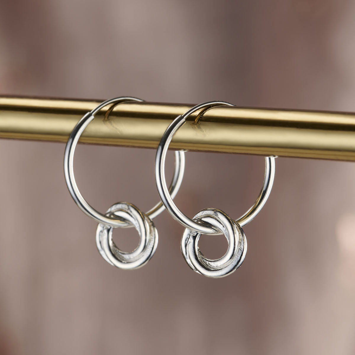 Russian Ring Hoop Earrings