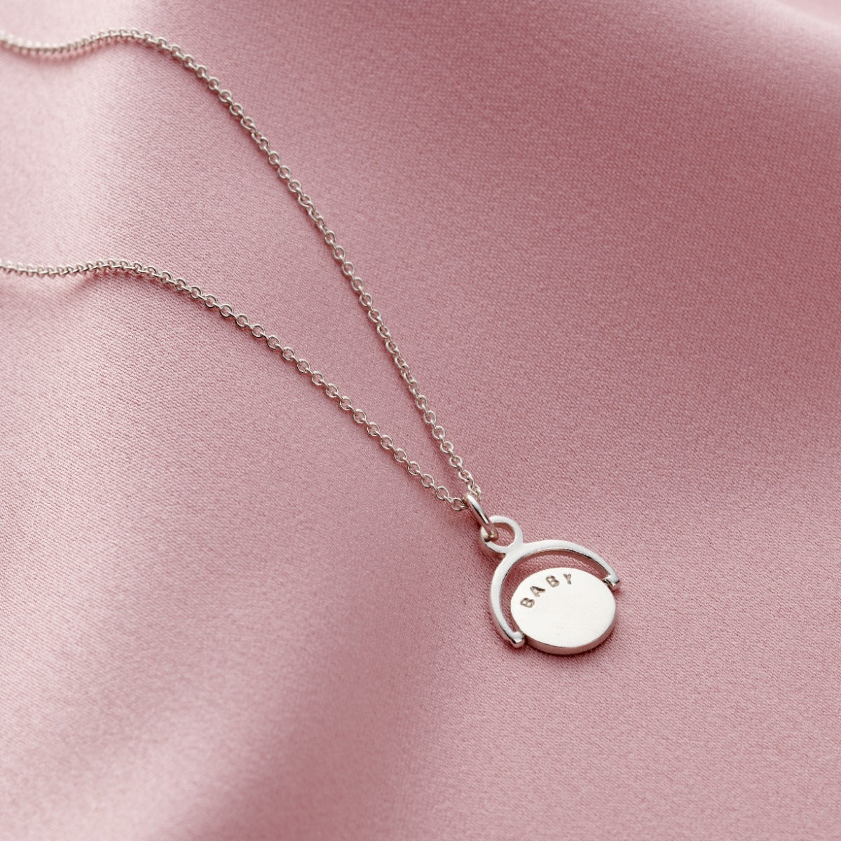 Personalised Mini Spinner Necklace