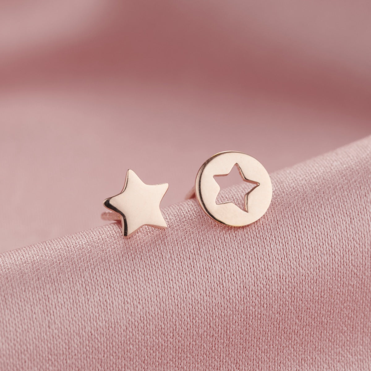 Mismatch Star Stud Earrings