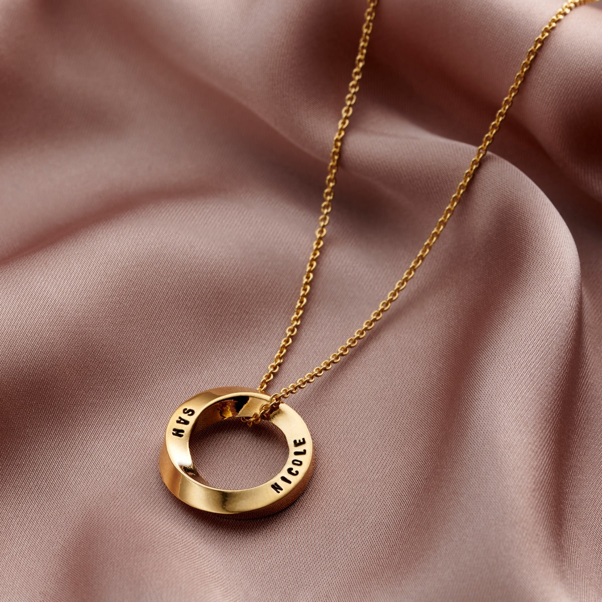 Personalised Mobius Necklace