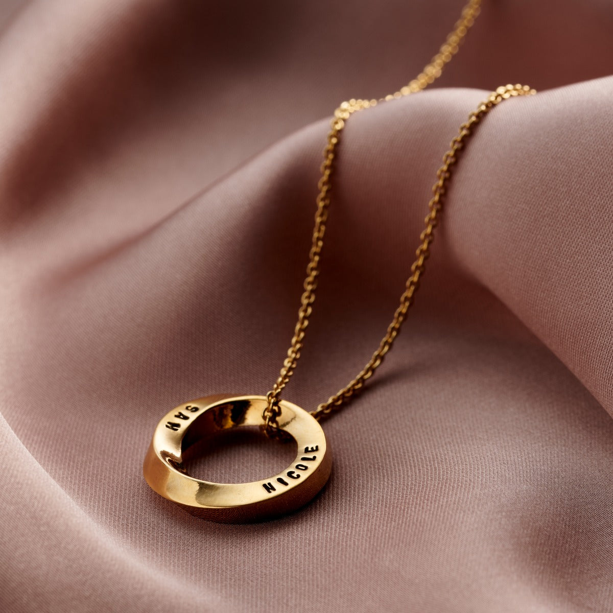 Personalised Mobius Necklace