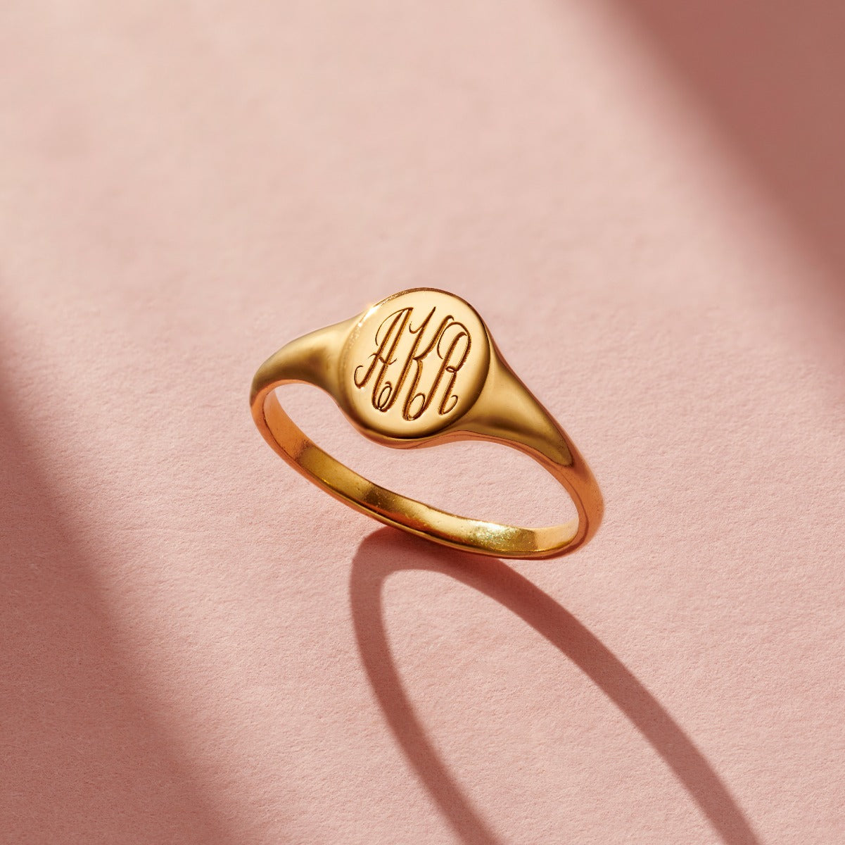 Personalised Monogrammed Signet Ring