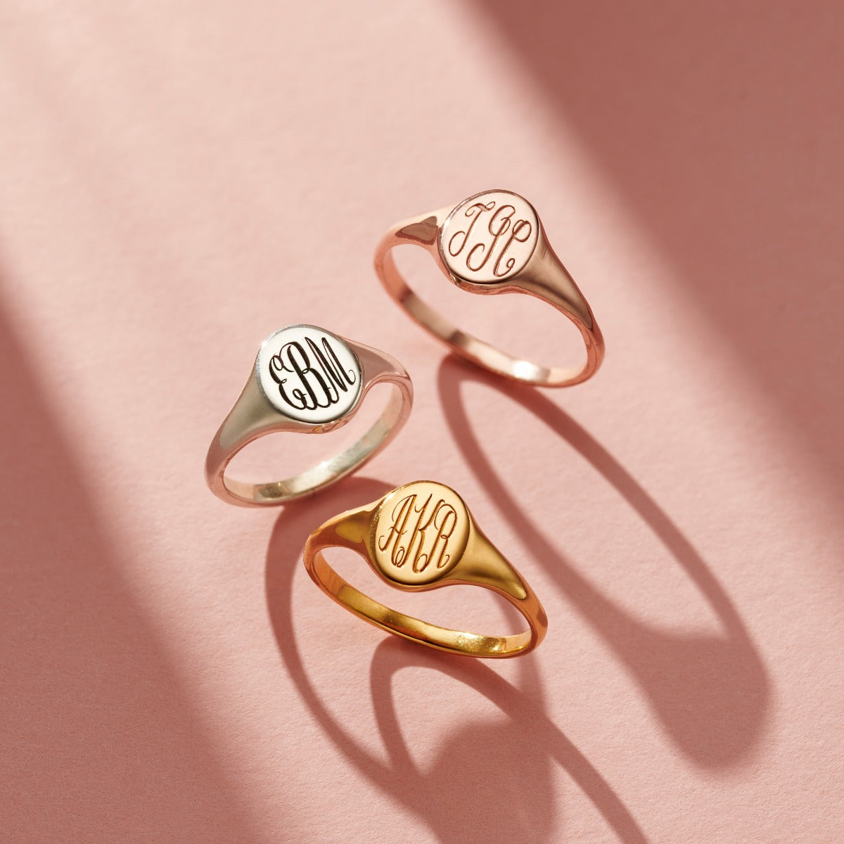 Personalised Monogrammed Signet Ring