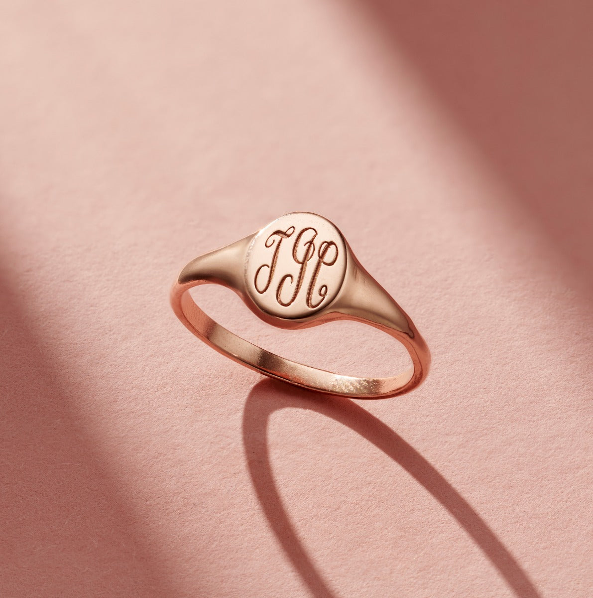 Personalised Monogrammed Signet Ring