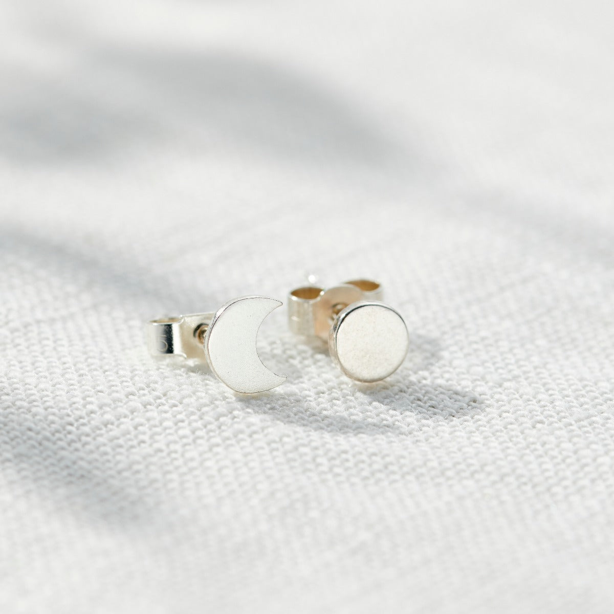 Sun & Moon Stud Earrings