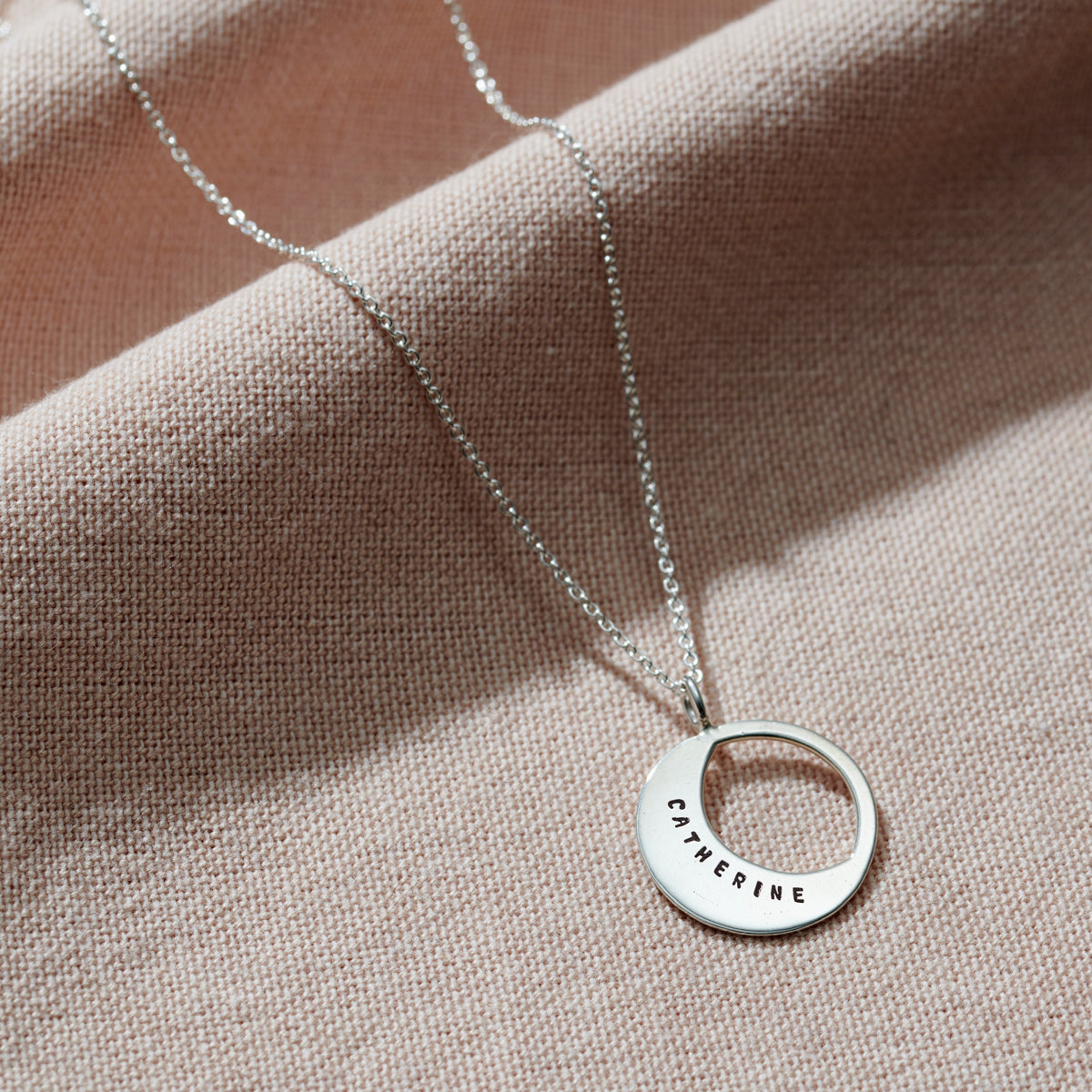 Personalised Large Moonshine Necklace