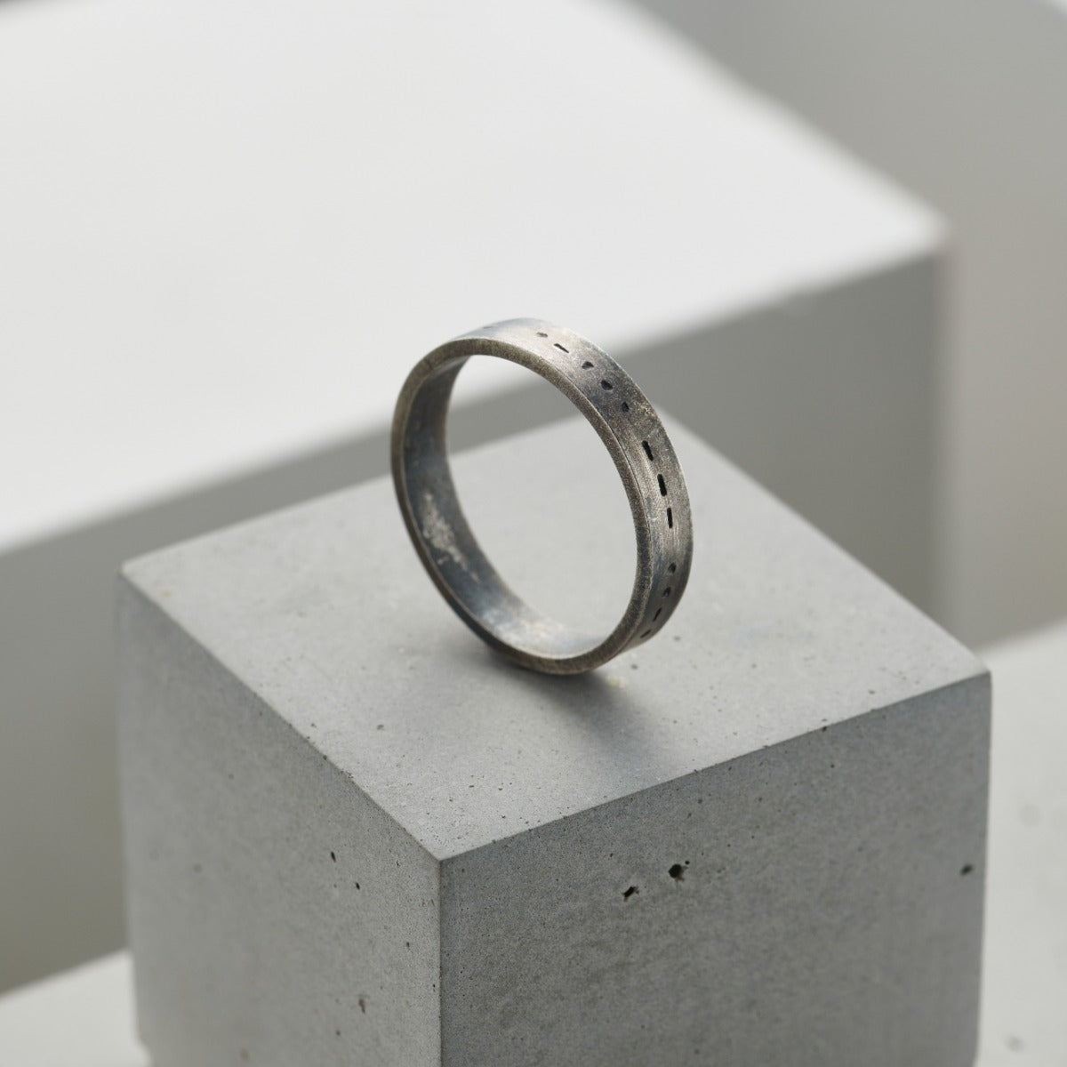 Personalised Morse Code Ring