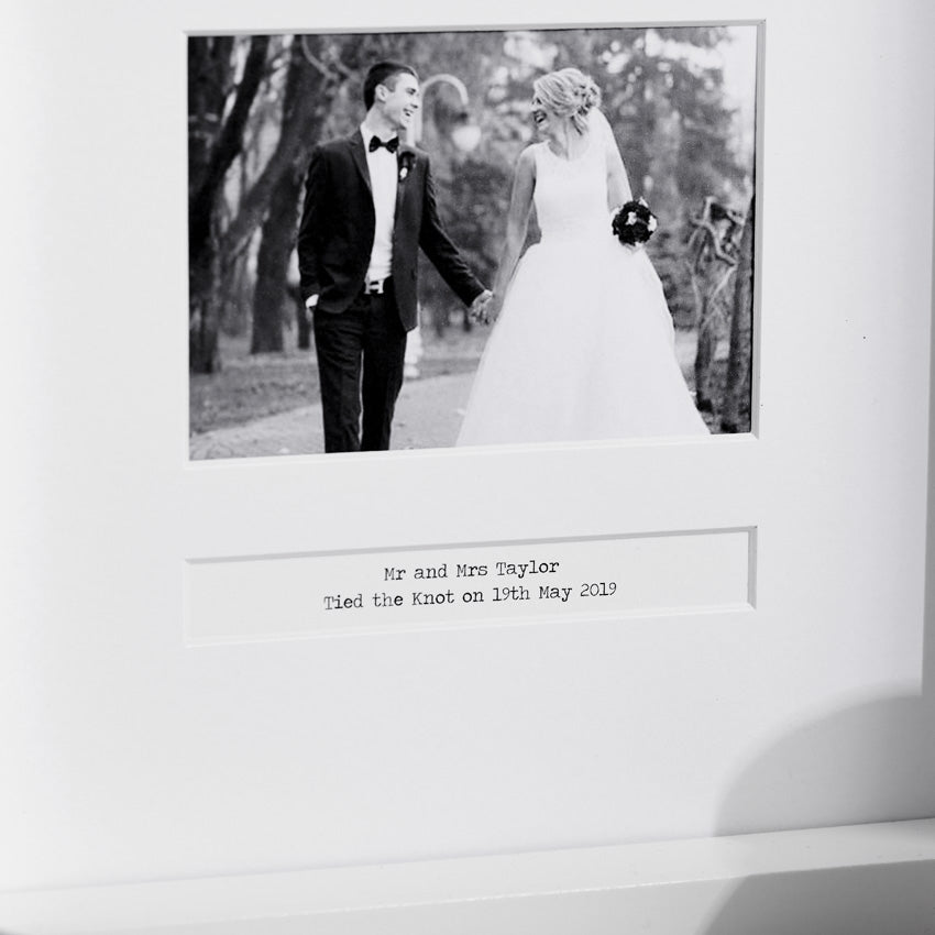 Personalised Wedding Day Photo Frame