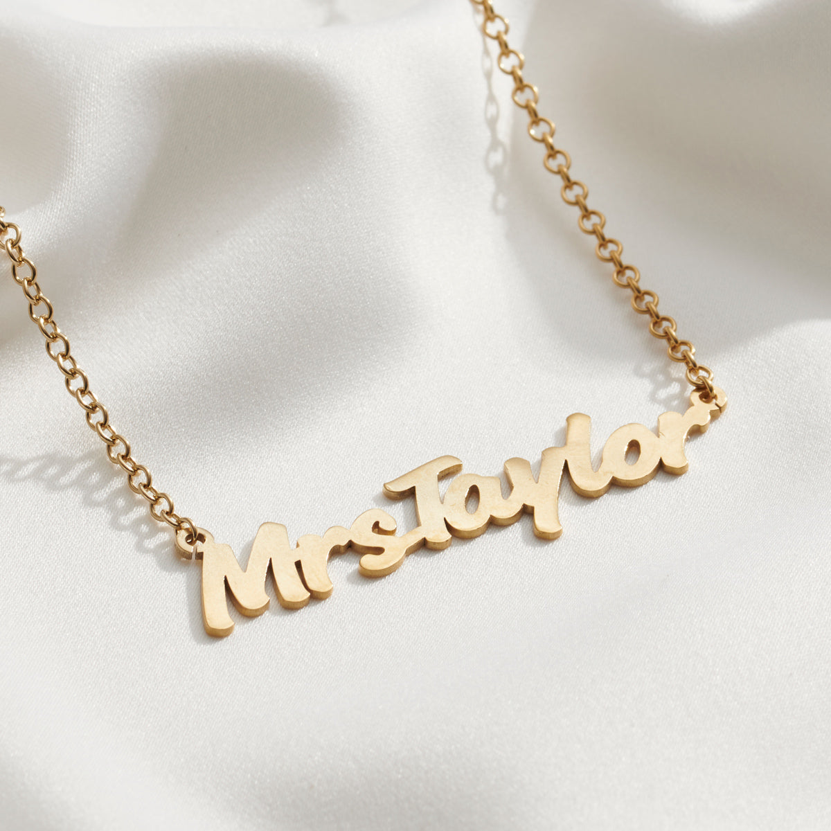 Personalised Bridal Name Necklace