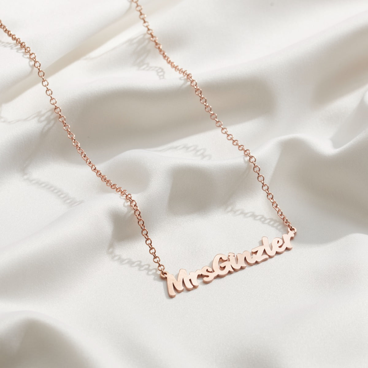 Personalised Bridal Name Necklace