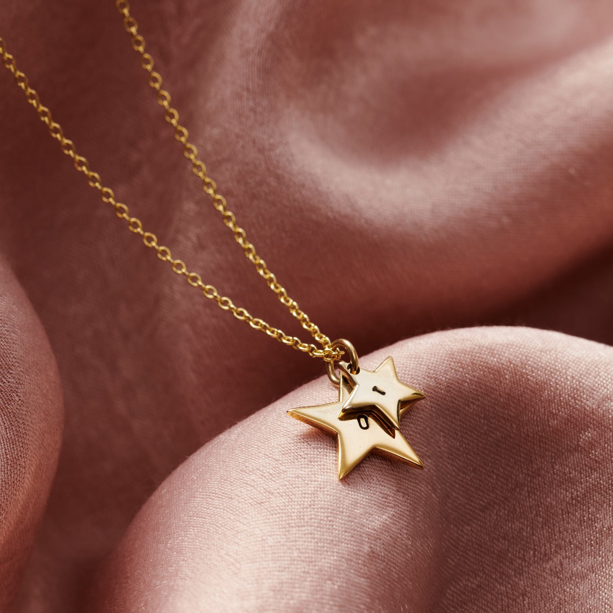 Mummy & Baby Personalised Star Necklace