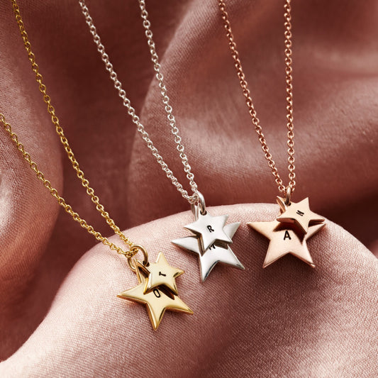 Mummy & Baby Personalised Star Necklace