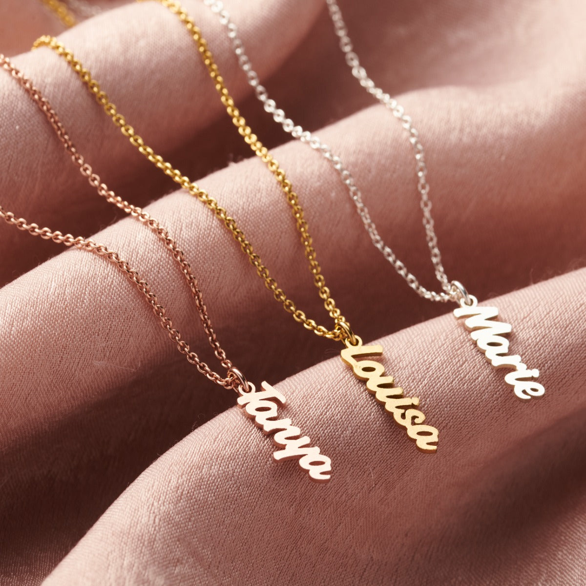 Name Charm Necklace