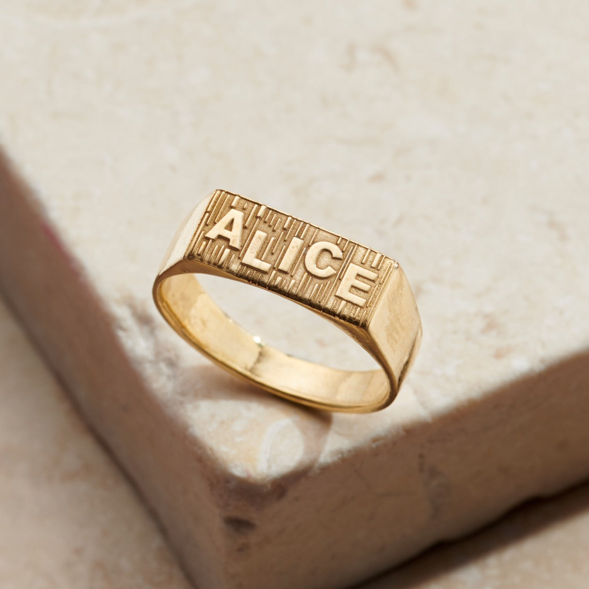 Personalised Engraved Impression Signet Ring