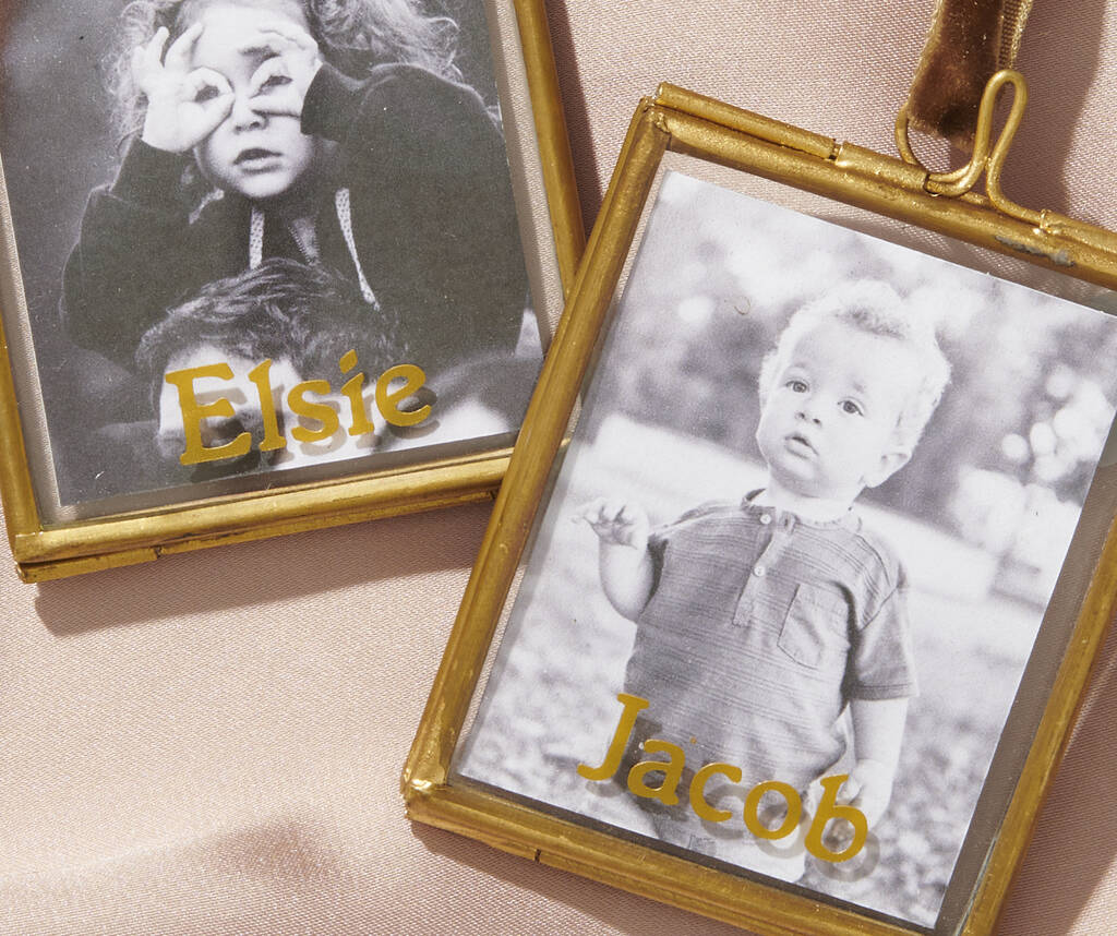 Personalised Family Mini Hanging Frames