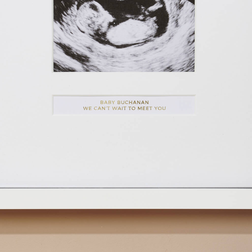 Personalised My First Scan Photo Frame