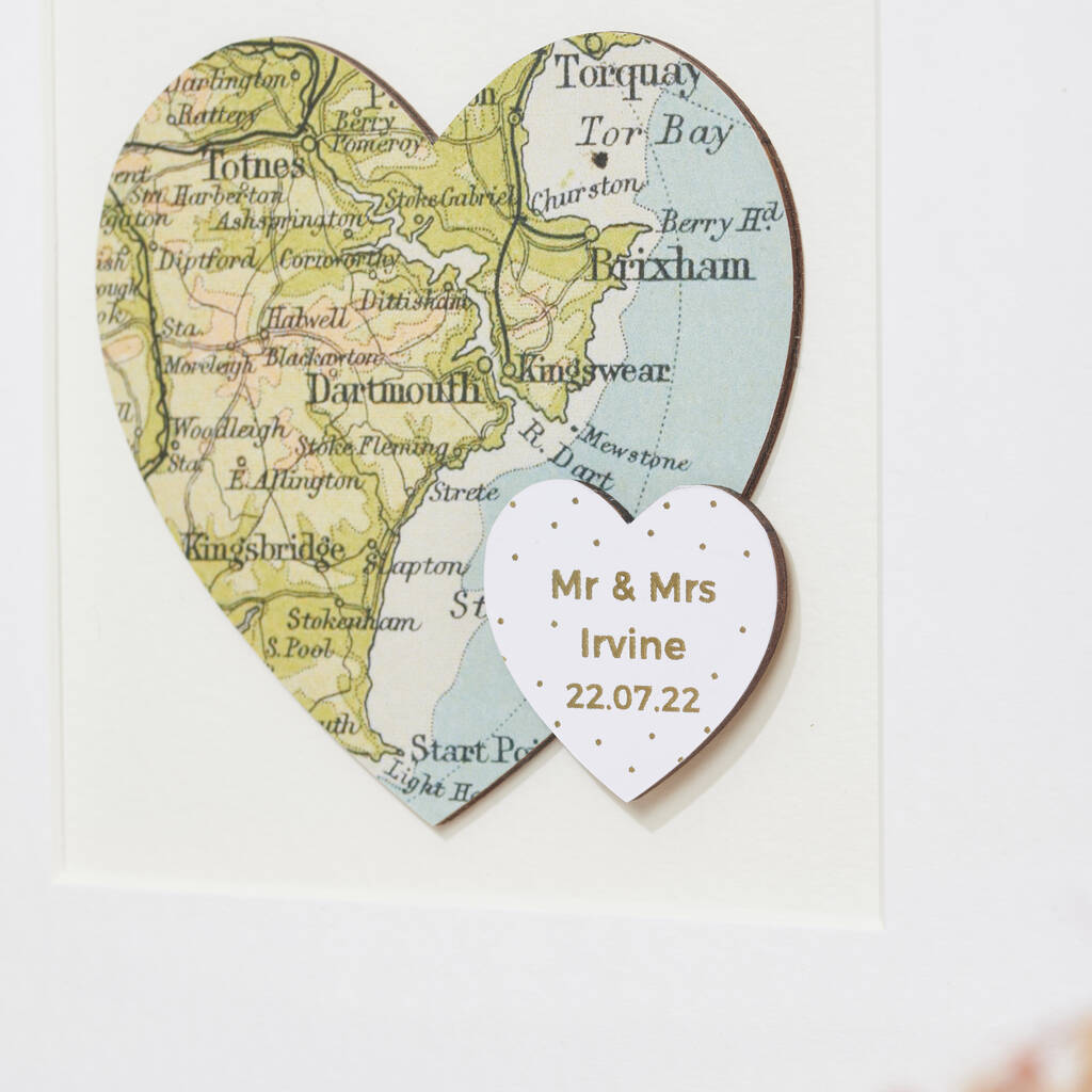 Personalised Message Map Picture