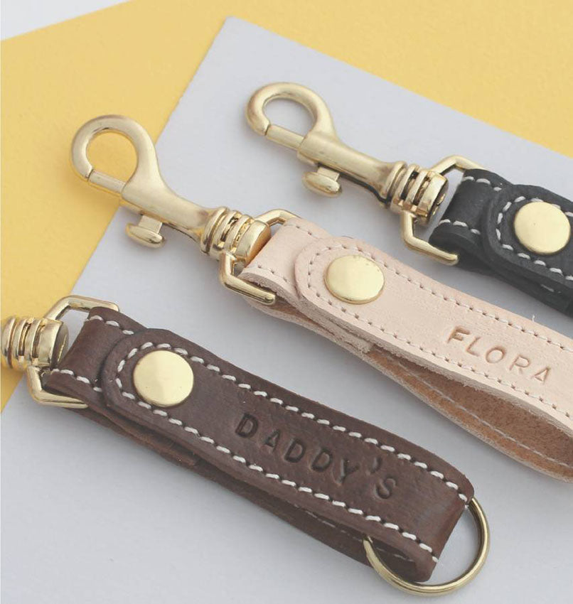 Personalised Leather Key Fob