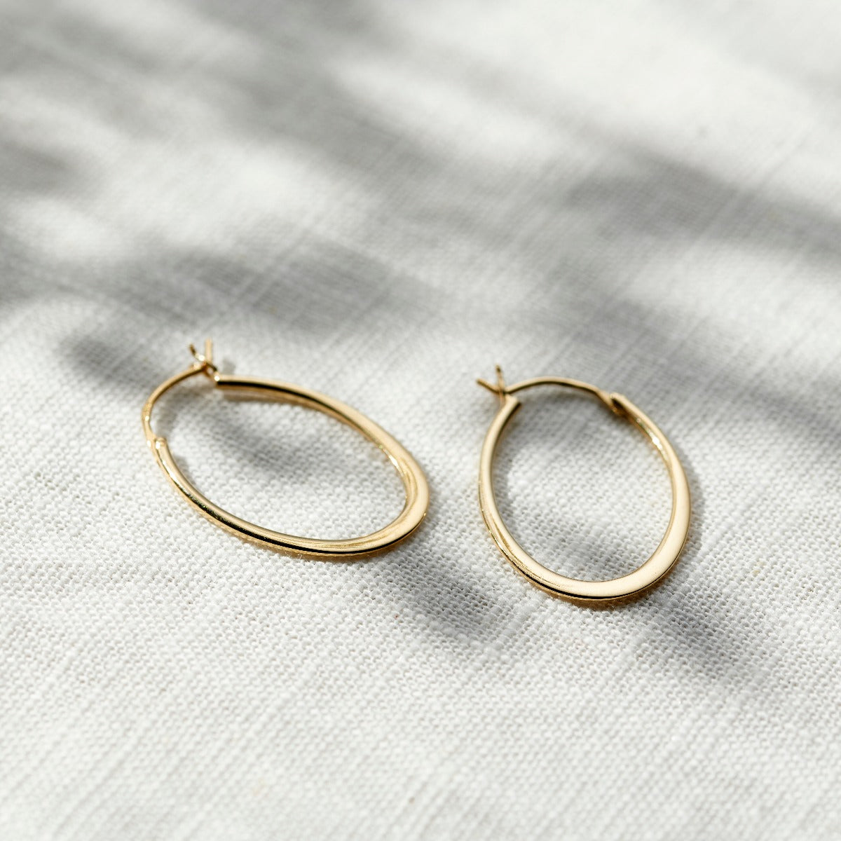 Oval Hoop Earrings