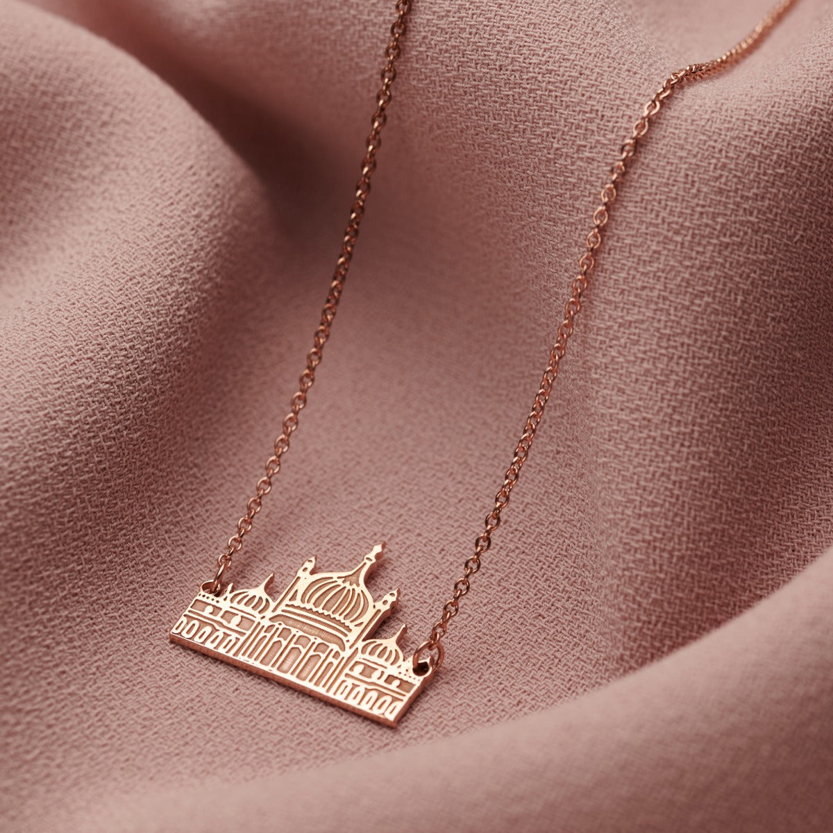 Personalised Brighton Pavilion Charm Necklace