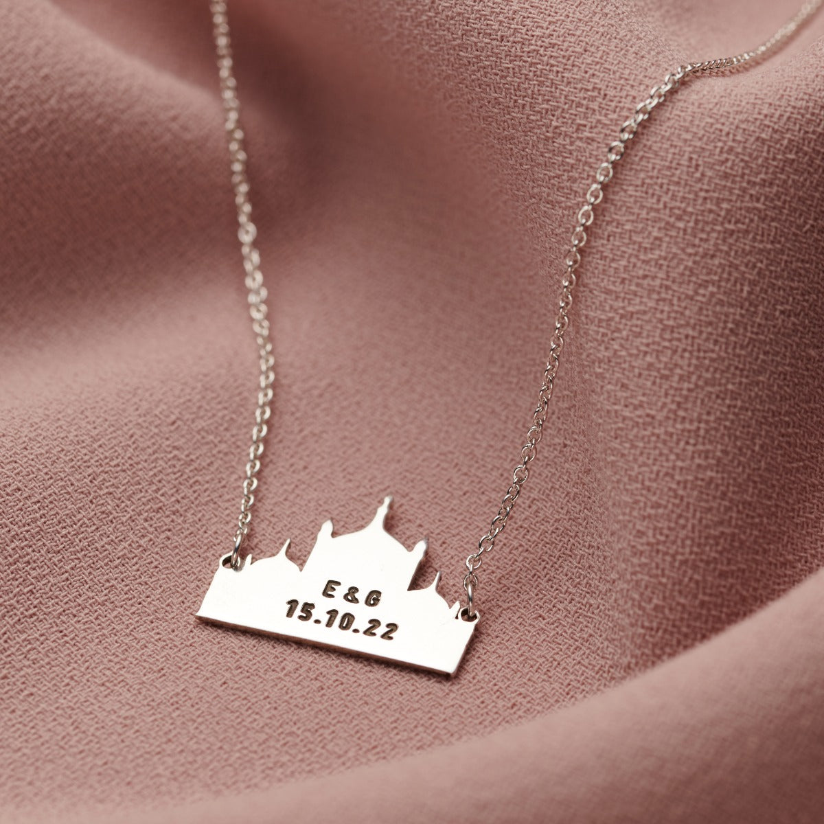 Personalised Brighton Pavilion Charm Necklace