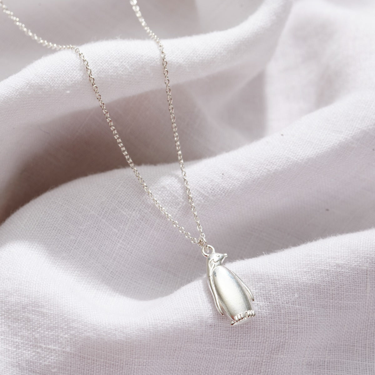 Soulmate Penguin Charm Necklace