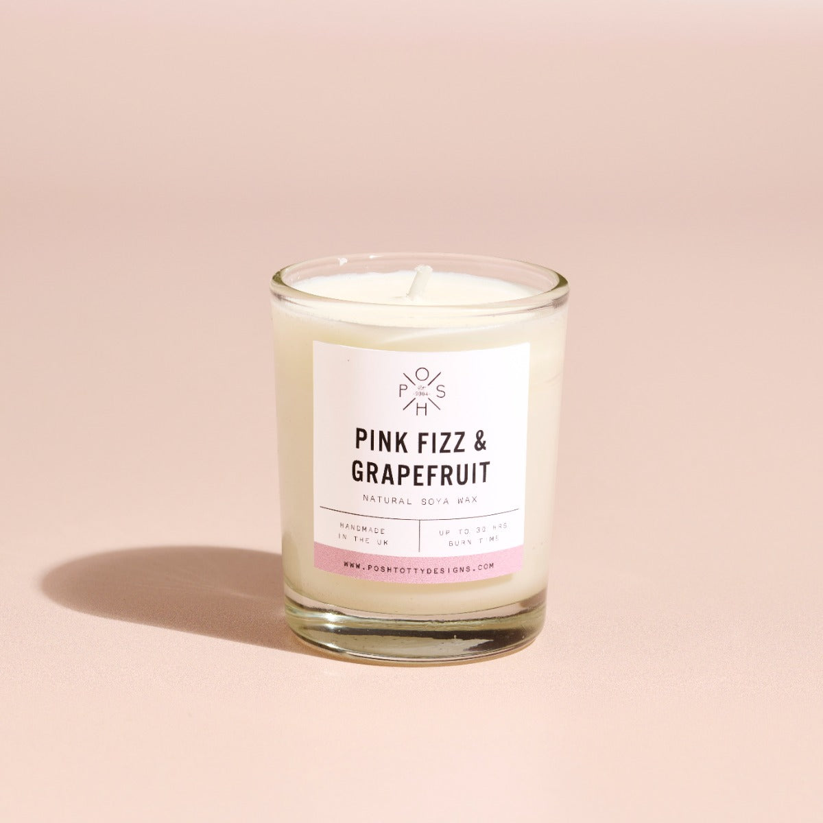 Pink Fizz & Grapefruit Scented Candle Small