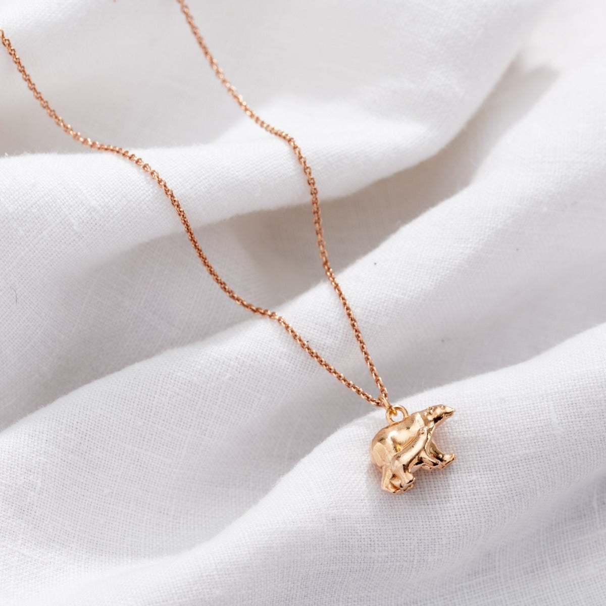 Mama Bear & Baby Charm Necklace