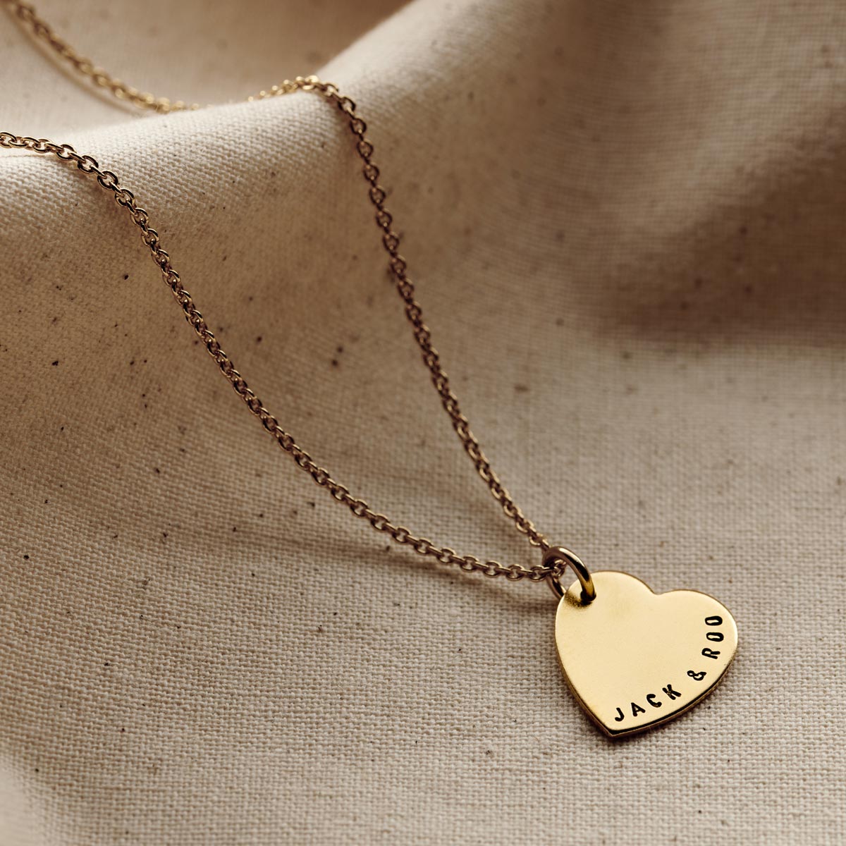 Personalised Heart Name Necklace